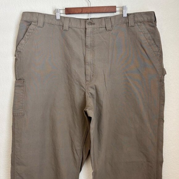 Carhartt B151 Men’s Work Pants 50x32 Brown Loose Fit Canvas Utility - Picture 2 of 15